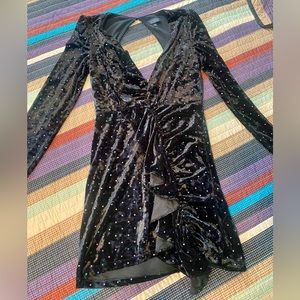 Velvet Topshop Rhinestone Dress